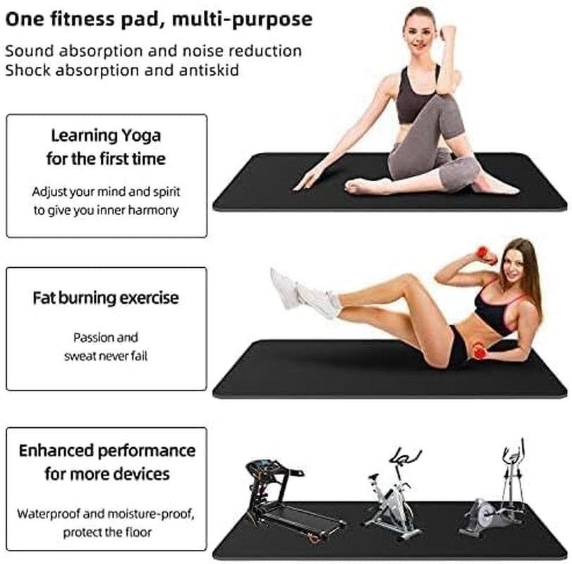 Bike Mat,Treadmill Mat,For Walking Pad,Elliptical