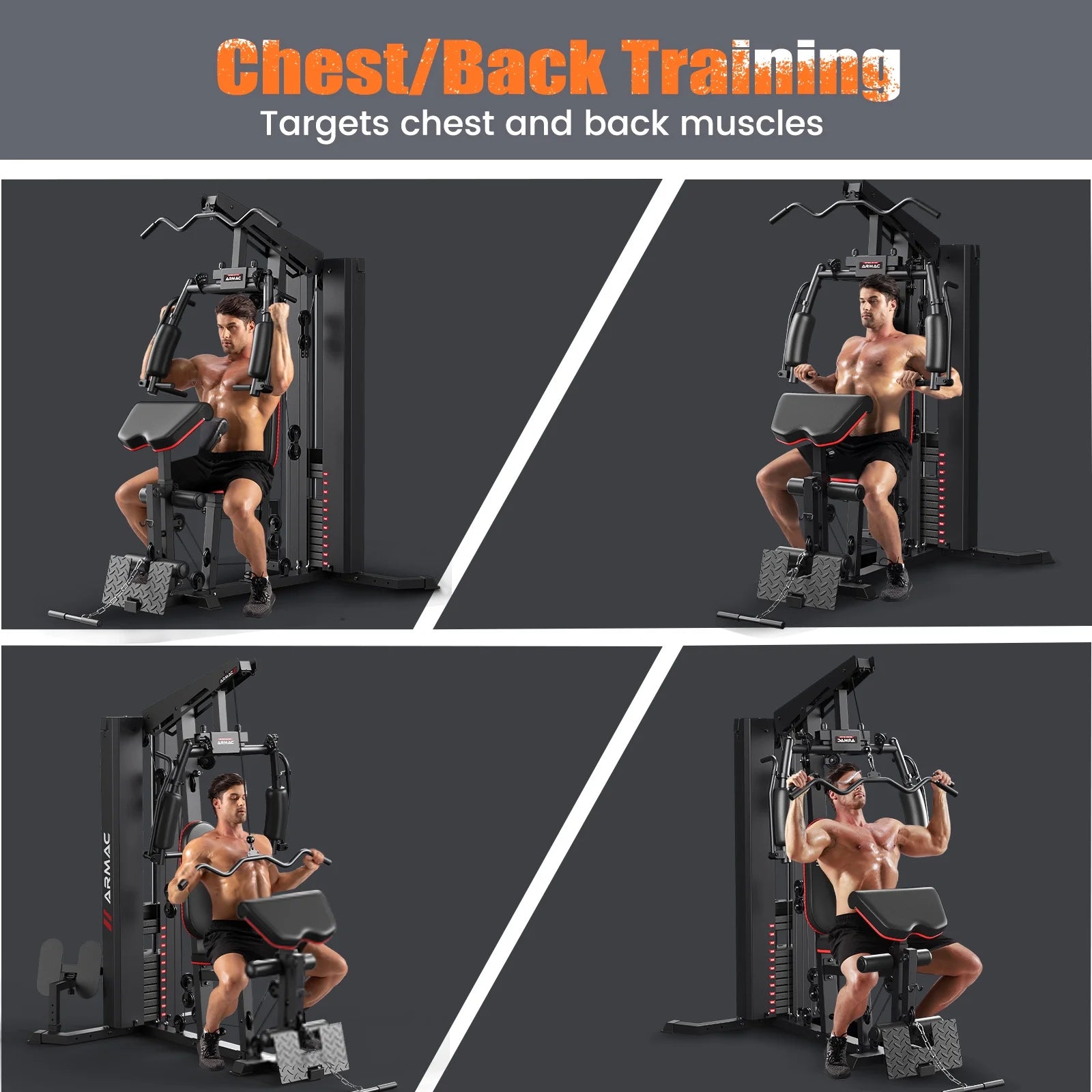 Home Gym Station Multifunctional Full Body Workout Equipment for Home Exercise Fitness