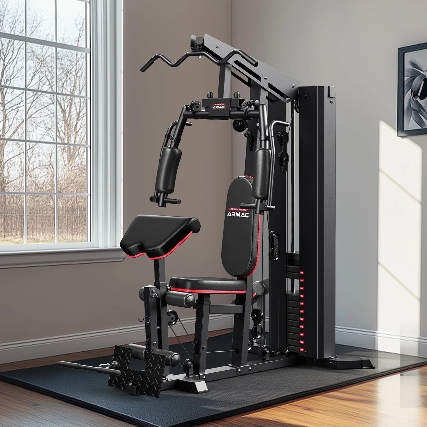 Home Gym Station Multifunctional Full Body Workout Equipment for Home Exercise Fitness