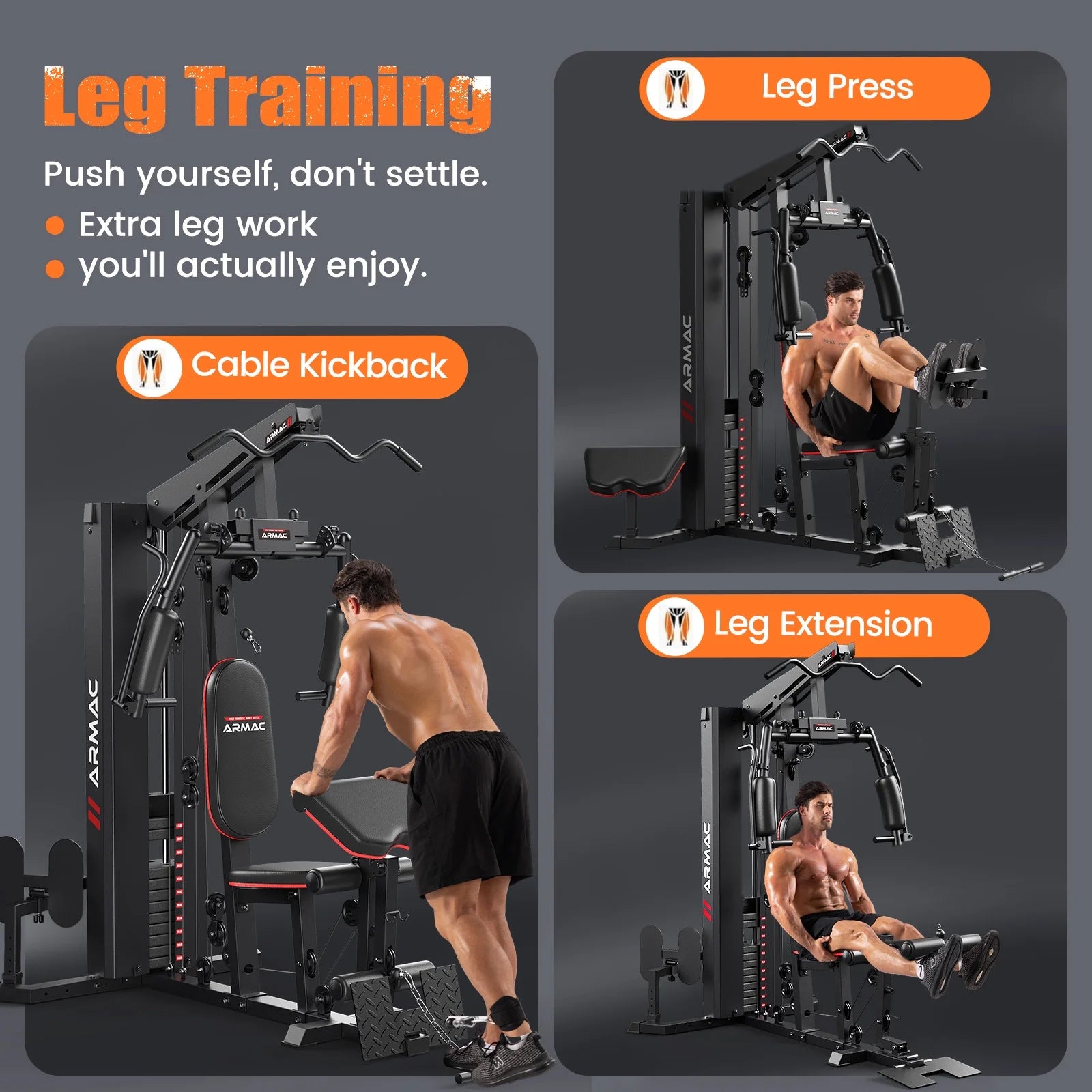 Home Gym Station Multifunctional Full Body Workout Equipment for Home Exercise Fitness