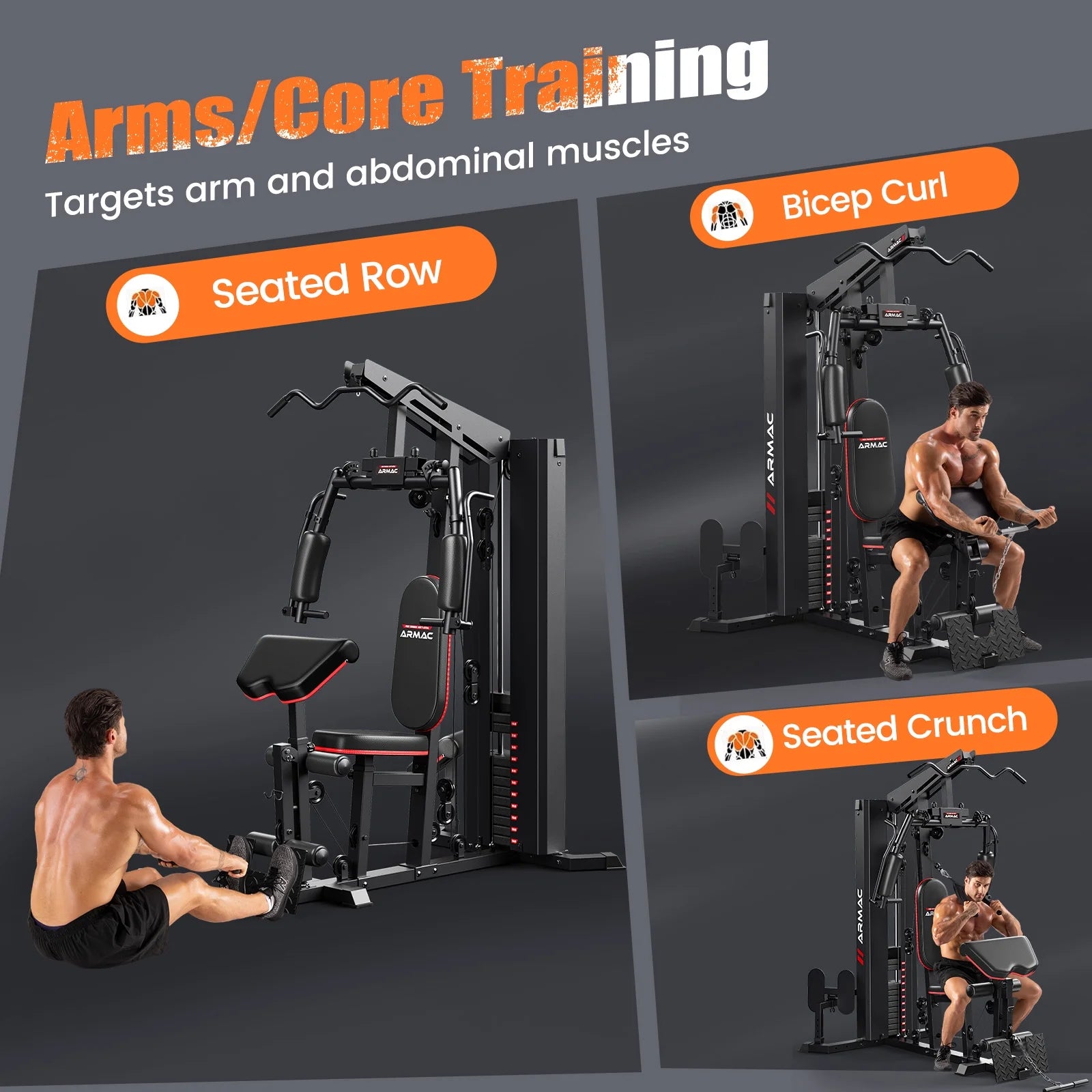 Home Gym Station Multifunctional Full Body Workout Equipment for Home Exercise Fitness
