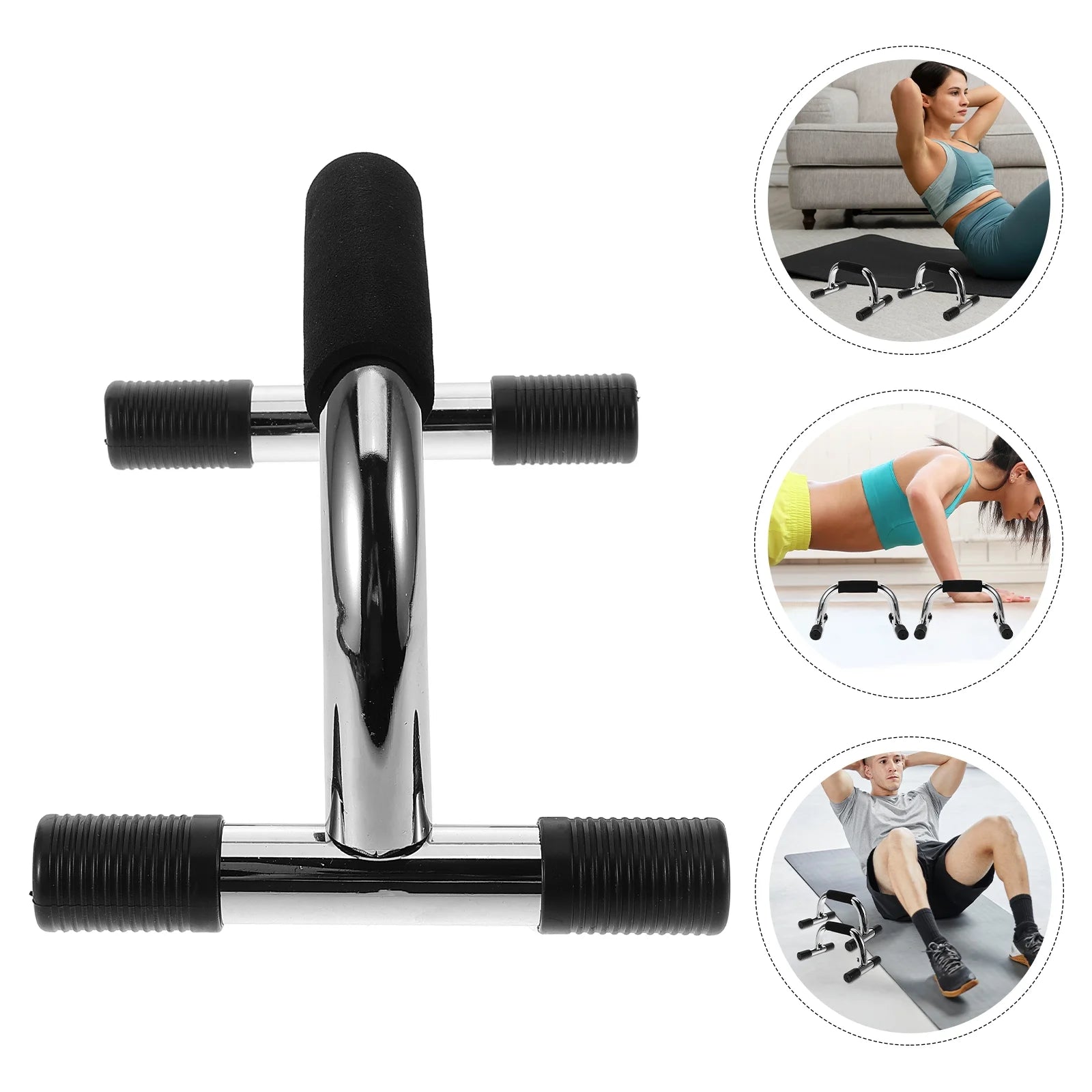 2Pcs Push up Bars Strength Training Workout Stands with Ergonomic Push-Up Bracket Board with Non-Slip Sturdy Structure Portable for Home Fitness Training